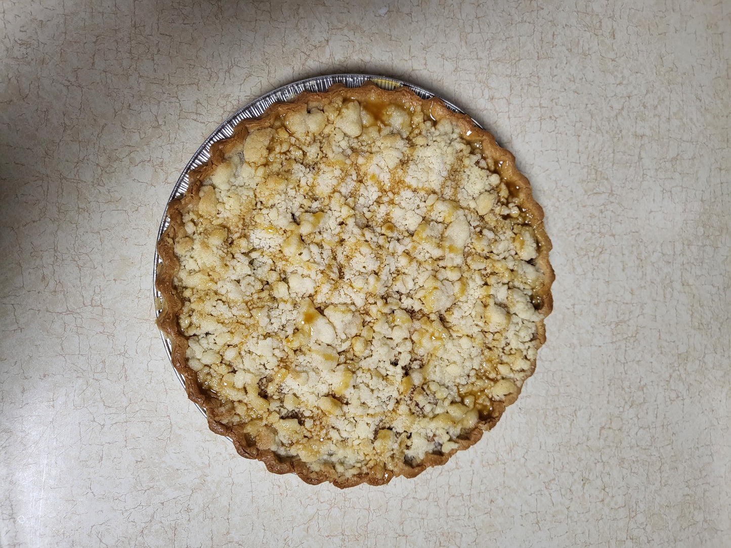 Crumble Apple Pie